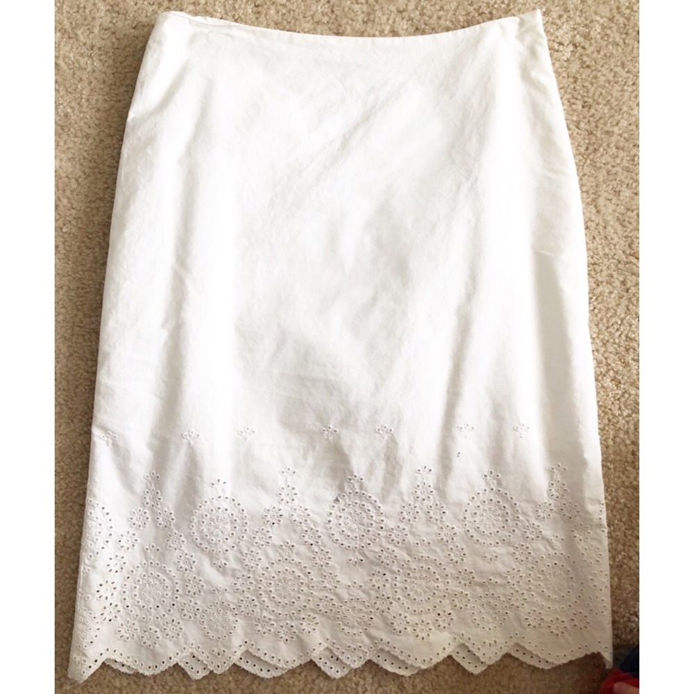 Banana Republic eyelet skirt